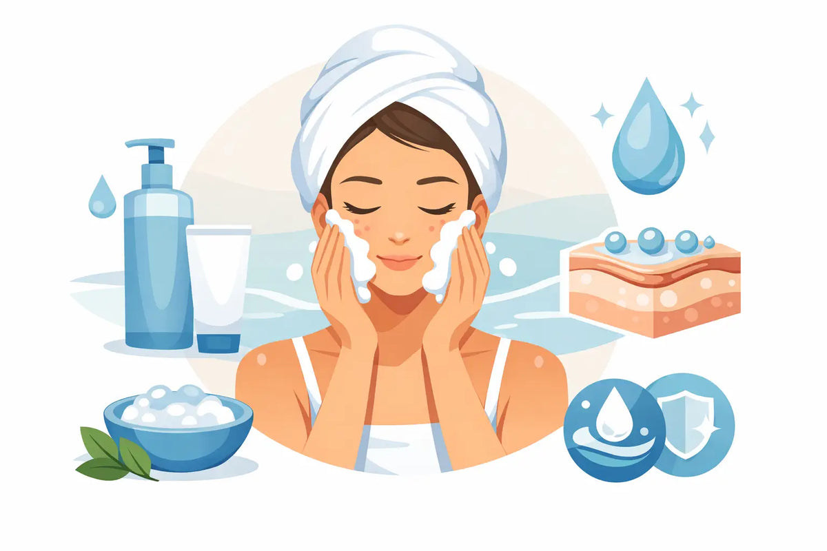 How to Wash Acne Prone Skin Without Drying It