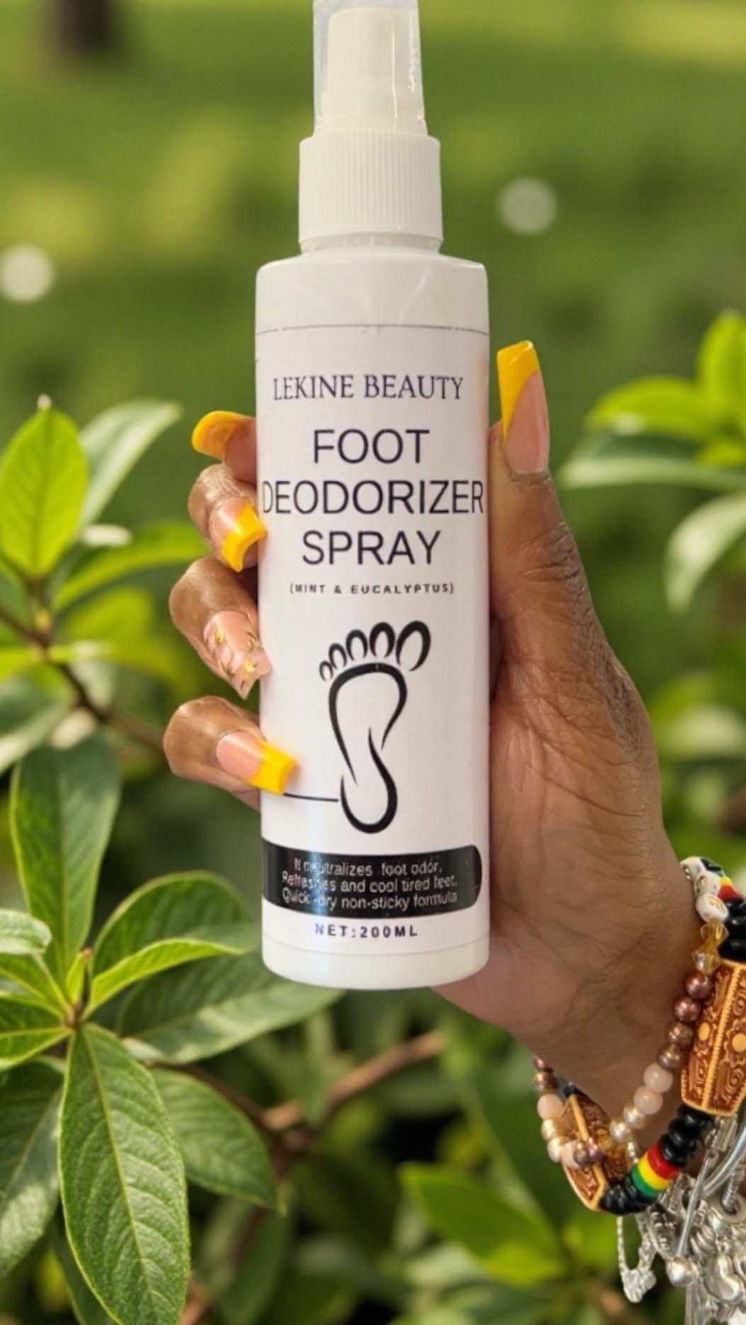 200ml Foot & Shoe Deodorizing Spray - Fresh Foot Care Solution