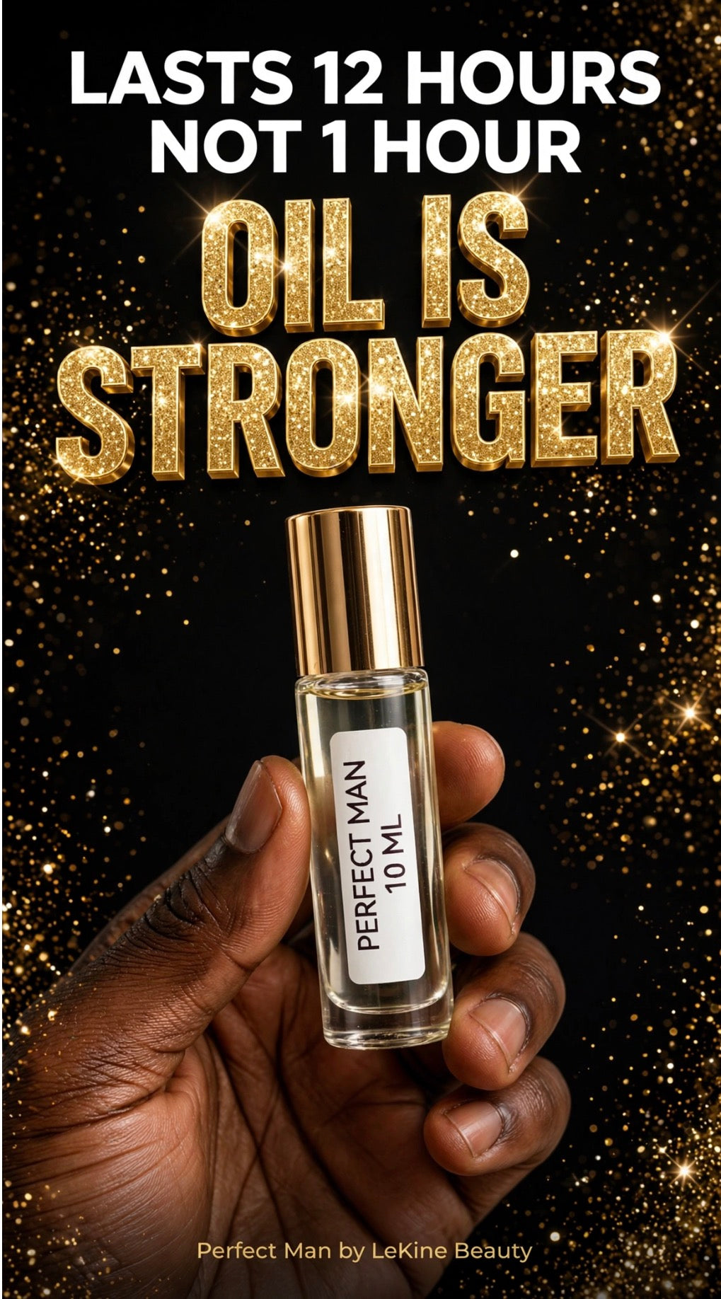 Perfect Man – 10 ML Men's Luxury Perfume Oil Roll-On | Long Lasting Pineapple Birch Musk | By LeKine Beauty