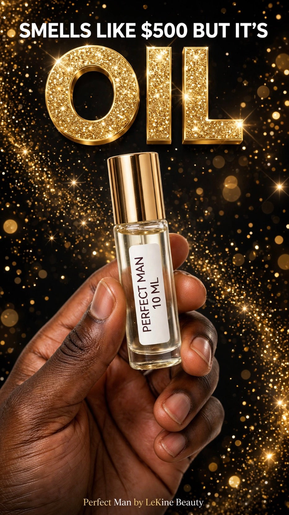 Perfect Man – 10 ML Men's Luxury Perfume Oil Roll-On | Long Lasting Pineapple Birch Musk | By LeKine Beauty
